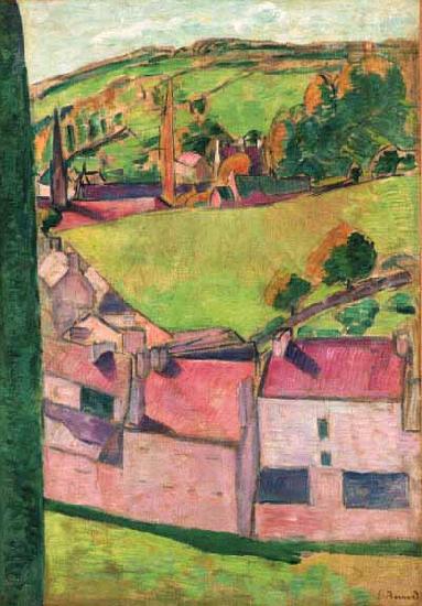 Vue de Pont Aven, Emile Bernard